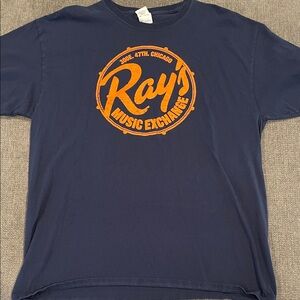 Blues Brothers - Ray’s Music Exchange - Navy Blue T-Shirt 100% cotton